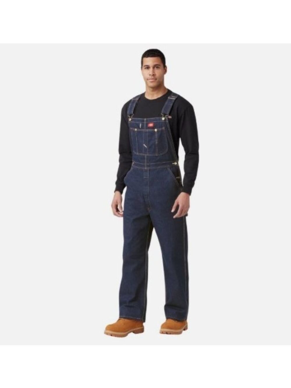 Dickies Unisex Denim Overalls Bibs Workwear Carpenter Farmer Blue Size M or L